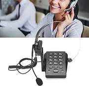 Omnidirectional Microphone Headset for Call Center, Wired Telephone with Headset, Nice for Office and Home Communication