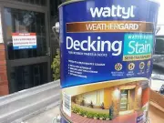 WATTYL WEATHERGARD 4 LITRE WATER-BASE FOR TIMBER& DECKING EUCALYPTUS colour
