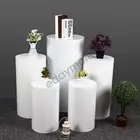 5PCS Wedding Cake Dessert Stand Round Plinth Cylinder Pedestal Birthday Party AU