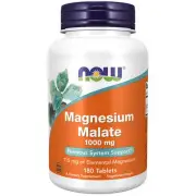 Magnesium Malate 1000 mg 180 Tabs By Now Foods