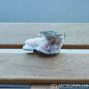 Pink Apophyllite in opened geode crystal mineral specimen