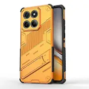 Compatible For Motorola Edge 60 Fusion 5G Case PC + TPU Shockproof Phone Cover with Kickstand Orange