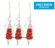 Garnet Chips Chakra Crystal Gemstone Precision Pendulum Healing Dowsing Energy