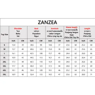 Zanzea 女式韓版時尚立領燈籠袖印花襯衫