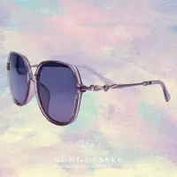 在飛比找momo購物網優惠-【GUGA】偏光太陽眼鏡 古典水鑽愛心款(墨鏡 偏光眼鏡 太