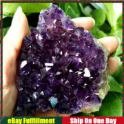 100-150g AAA Natural Quartz Amethyst Cluster Geode Druzy Crystal Healing Mineral