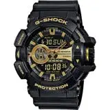 在飛比找遠傳friDay購物優惠-CASIO 卡西歐 G-SHOCK 金屬系雙顯手錶-經典黑金