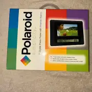 SEALED NEW Polaroid Simplicity 7" Digital Photo Frame Weather Station XSA-00770S