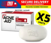 ACNE-AID Face & Body Soap Bar Oil Control 100g For Acne Prone and Oily Skin X 5