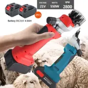 Cordless Electric Sheep Shears Animal Clippers Farm Livestock Wool Carding Tools