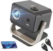 AOC Portable Projector Full HD 4K/1080P, Autofocus/Auto Keystone Correction/Adjustable Angle/Projector with Wifi6 and Bluetooth,15000 Lumen,Compatible with iOS/Android/PC/PS4/PS5 for Work and Gaming