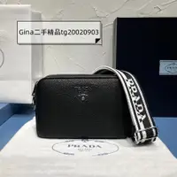 在飛比找蝦皮購物優惠-二手 PRADA 普拉達 calf leather 22CM