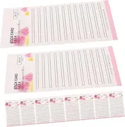 LIFKOME Self Adhesive Strips Card for Eyelash Eyelash Strip Holder Lash Extension Trays Supplies