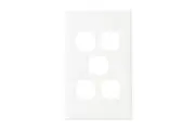 HPM XLP770/5PLWE | Excel 5 Gang Light Switch Cover | White