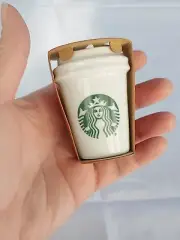 STARBUCKS 2015 WHITE TO GO CUP ORNAMENT