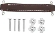 LIFKICH Easy Install Subwoofer Handle Design Thick Outdoor Speaker Strap Handle in Coffee Finish