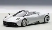 1/43 AUTOart PAGANI HUAYRA METALLIC SILVER Diecast Car Model 58206