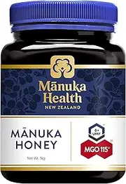 Manuka Health UMF 6+/MGO 115+ Manuka Honey (1kg), Superfood, Authentic Raw Honey from New Zealand