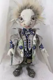 Cloth Art Doll (Paper) Pattern "Gnome Wizard Fae" by Paula McGee