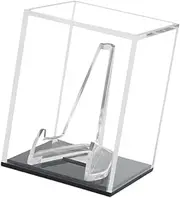 ａ aternee Guitar Pick Display Box Guitar Pick Box,with Stand,Acrylic,Mini Storage Box,Rack Storage Holder Case for Players Guitarists