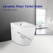 Back to Wall Bathroom Toilet Ceramic Floor Mounted Bidet Bowl Female Clean Wash