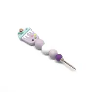 Cookie Cake Macaron Decorating Scribe Tool Purple Silicone Bubble Tea Beads