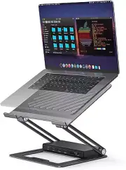 USB C Laptop Docking Station Stand Dual Monitors, 4K DisplayLink Docking Station