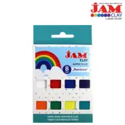 Rosa Talent Rainbow - Polymer Clay Set. 8*0.04 lb. Jam Clay.