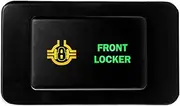 12V 3A ON-OFF Horizontal Push button Switch FRONT LOCKER for Nissan PATROL GQ (1987~1997) GU Series 1 (1997~2001) AMBER GREEN
