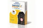 Interceptor Spectrum Medium Dogs 11-22 kgs - 3 Pack - Yellow (Heartworm & Worm)