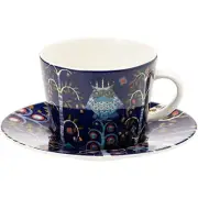 iittala IIT103-5100004 Cup_Saucer Blue 7.1 fl oz (200 ml) Japan