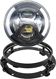 Motorcycle Headlight For Harley Touring Electra Glide 7 inch Headlight LED Headlight Motorcycle Auxiliary Light Motorcycle LED Spotlight Lights