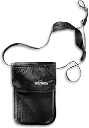 [Tatonka] Money Storage Skin Neck Pouch, Black, 19 x 13 x 1 cm