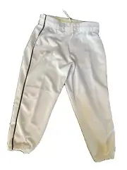 New Intensity By Soffe Women’s White Softball Pants or Ladies Baseball In Medium