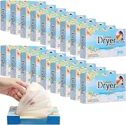 Dansib 18 Pack Dryer Sheets Bulk Fabric Softener Dryer Sheets Fabric Softener Sheets Plant Formula Dryer Sheets Natural Dryer Sheets Organic Naturally Softens and Removes Static Cling