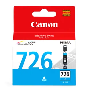 Canon CLI-726 C 原廠藍色墨水匣 適用 IP4870 MG5270 MG6170 MX886 IX6560 IP4970 MG5370 MG6270 MX897