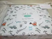 Jack & Jill HONK Twin sheeet Set ~ Car Truck Vrooommm New