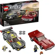 LEGO 76903 Speed Champions Chevrolet Corvette C8.R Race Car and 1969 CC Racing Cars Toys for 8+ Years Old, 2 Sports Models Building Set