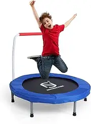 NORTHERN STONE 36-Inch Folding Mini Fitness Trampoline Aerobic Exercise Rebounder with Handle