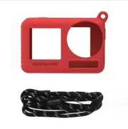 Protective Case Silicone Cover Camera Case Hanging Rope For OSMO Action 4/3 ~~~