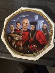 Encounter at Farpoint by K. Birdsong Star Trek Hamilton Collector Plate 1994