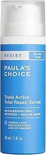 Paula’s Choice RESIST Triple Active Total Repair Serum, 3-in-1 Serum for Wrinkles, Dark Spots & Loss of Firmness with Niacinamide & Retinoid, Fragrance-Free & Paraben-Free, 1 Fl Oz