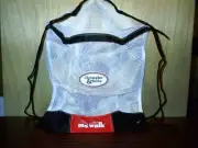 Christopher Banks Ms Walk Mesh Backpack Drawstring Tote Promotional Shoe Bag