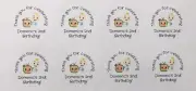 24x Personalised Cocomelon JJ Nursery Cartoon Birthday Party Lolly Bag Stickers