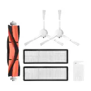 6 Pcs Main Brush Side Brushes Filter for Mijia 1C STYTJ01ZHM Robot Vacuum Cleaner Parts Accessories