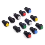 12Pcs 12mm Self-Locking Latching Push Button Switch (Pack of 12) CYT1091