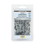 Otter 3.2 x 0.8-4.8mm Monument® Multi-Grip Open Aluminium Blind Rivets - 100 Pack