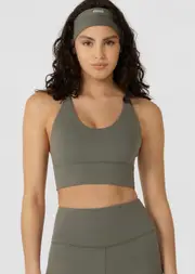 [Lorna Jane] LJ Active Headband in Green One Size Agave Green