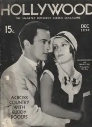 MAG: Hollywood December 1930- John Wayne- Francis Dell- Charlie Chapin