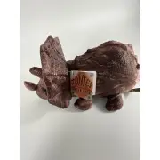 NWT Russ Tyrone Triceratops Dinosaur Bean Bag 14" Plush Brown Dino Stuffed Toy